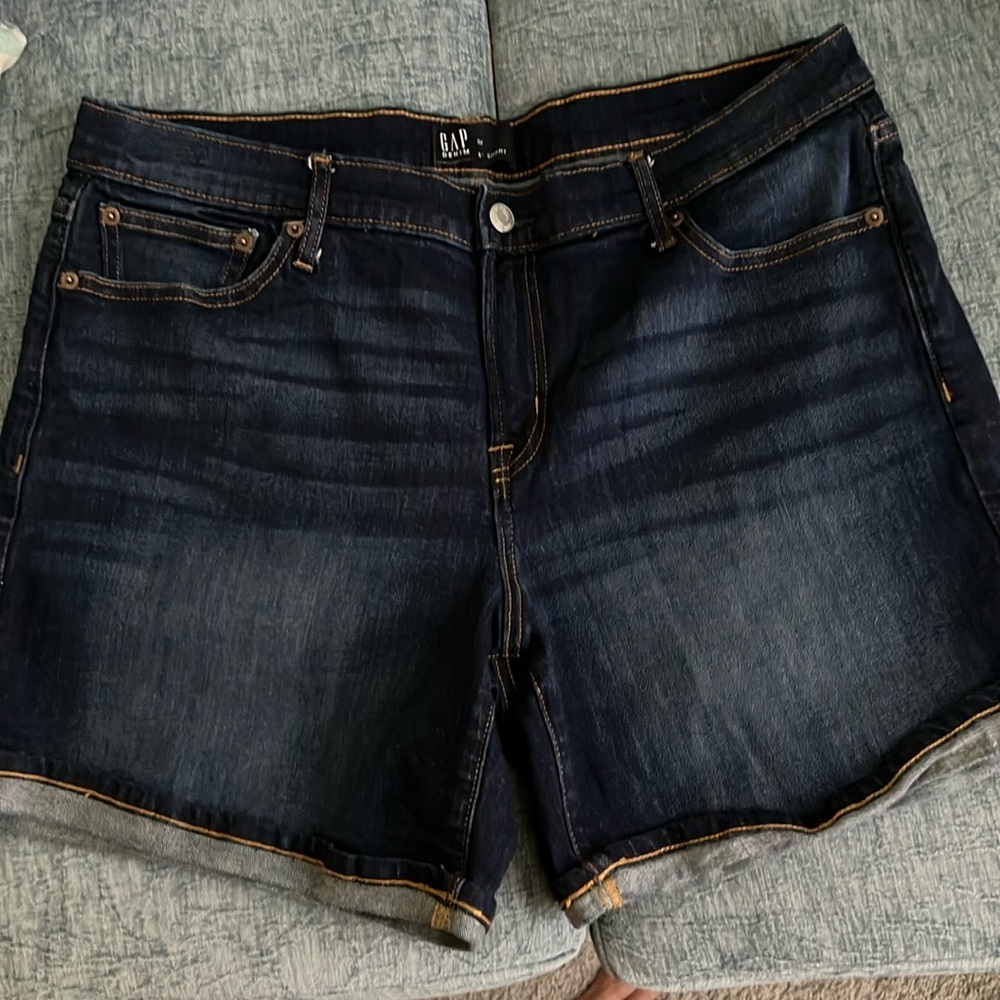 Dark Denim Gap shorts